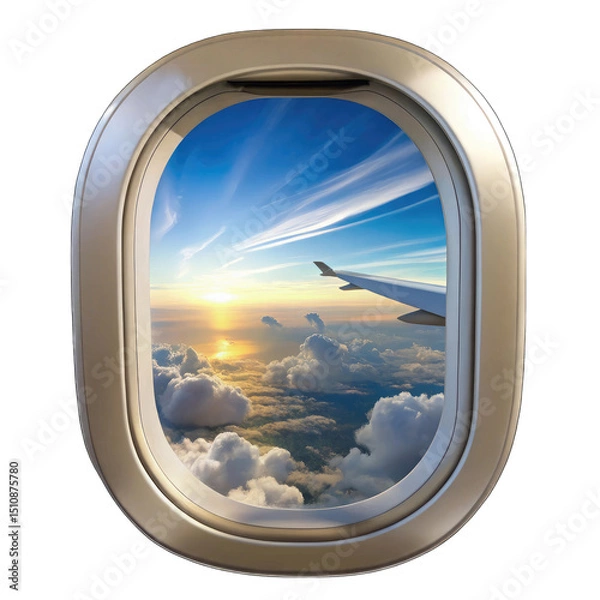 Obraz view from airplane window