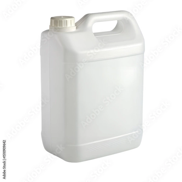Fototapeta Container plastic gallon storage liquid isolated on transparent background