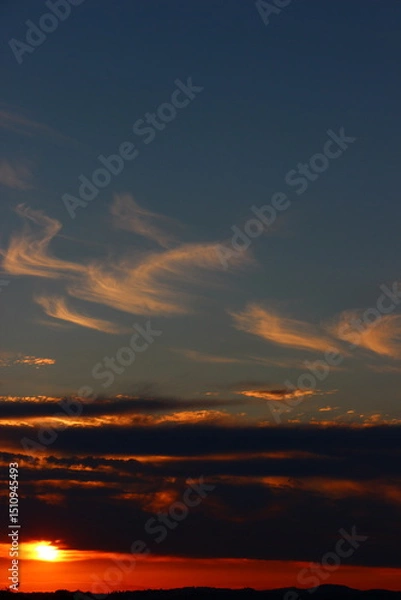 Obraz Colori del tramonto