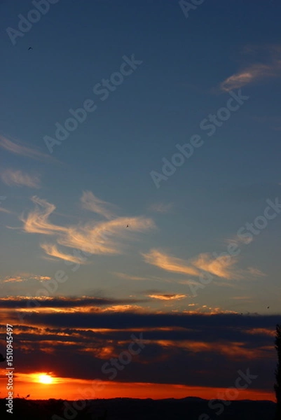 Obraz Colori del tramonto