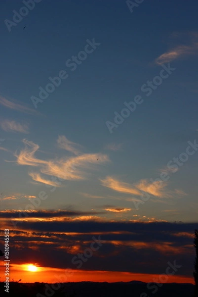 Obraz Colori del tramonto