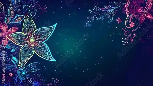Obraz Floral abstract background (1)