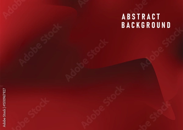 Fototapeta  Minimal Red Abstract Poster Templates – Modern Blurred Backgrounds for Graphic Design and Branding