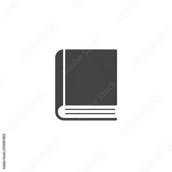 Obraz Simple graphic of a closed book
