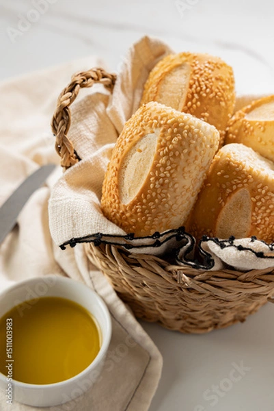 Obraz Pães no cesto