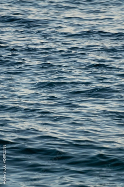 Obraz Calm Ocean Water Surface with Gentle Ripples and Blue Tones