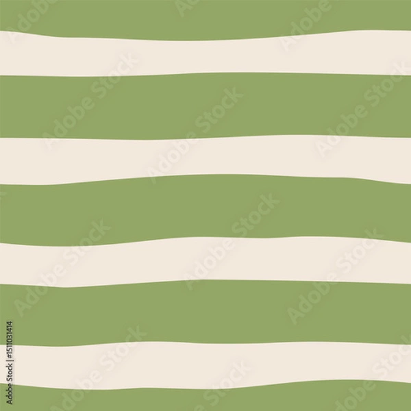Obraz Hand drawn vector seamless pattern with vibrant stripes. Cute charming background with lines for festive design, wallpaper and textile. Colorful geometric abstract pattern