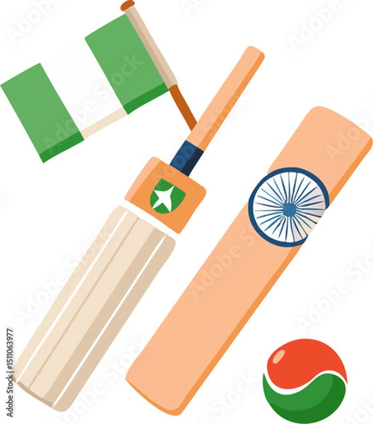 Fototapeta Abstract vector illustration featuring a colorful pencil design, a perfect school tool icon for art and education projects