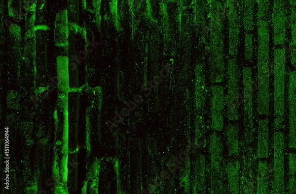 Obraz green grunge background, dark green texture 