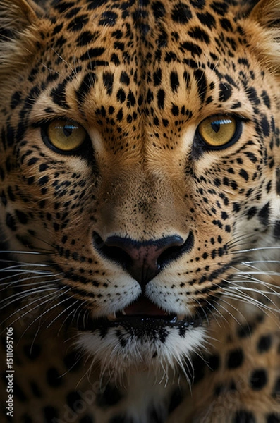 Fototapeta Leopard Fierce Gaze