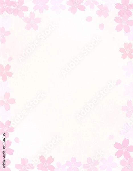 Fototapeta 桜の背景素材