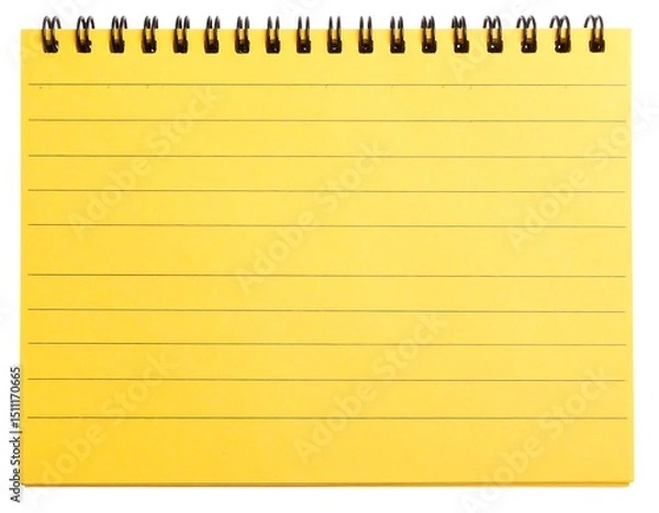 Obraz Yellow notepad