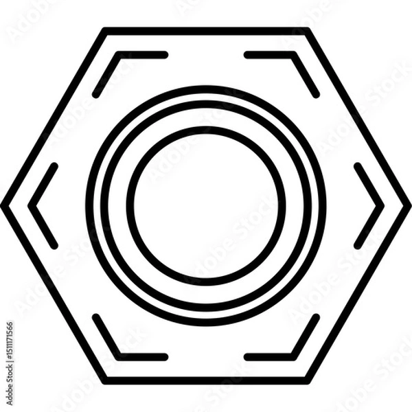 Obraz Nut Icon