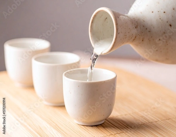 Obraz シズル感のある日本酒の写真