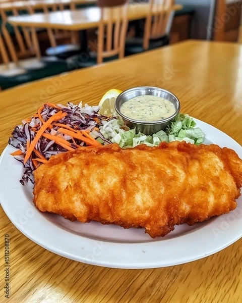 Obraz Wisconsin Friday Fish Fry Milwaukee beer battered cod tradition