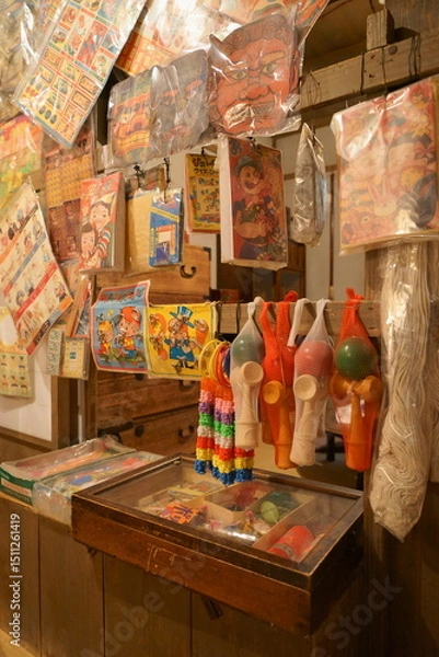 Obraz 大正時代の駄菓子屋