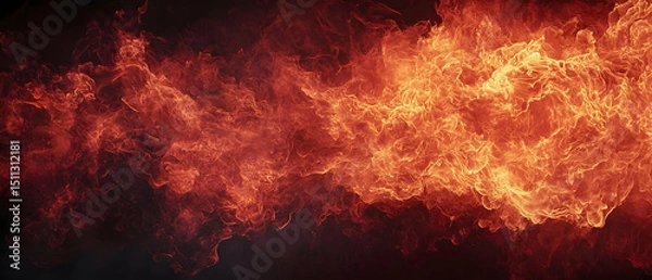 Fototapeta Abstract Fire Explosion Design