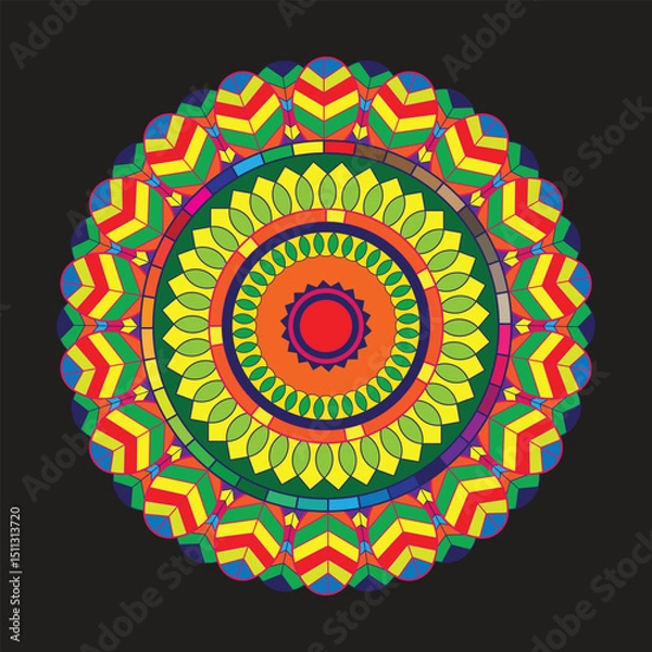 Fototapeta Abstract texture for Valentine's day, Birthday or Invitations card. Floral background. Floral geometric background