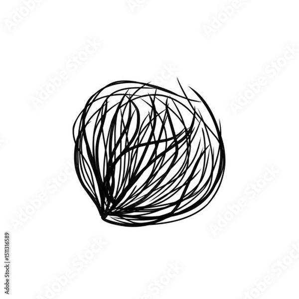 Obraz tumbleweed icon handdrawn 