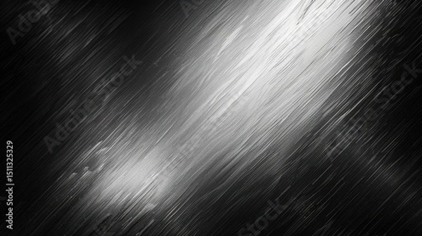 Obraz Abstract diagonal streaks of light and shadow creating a dynamic and textured visual effect on canvas
