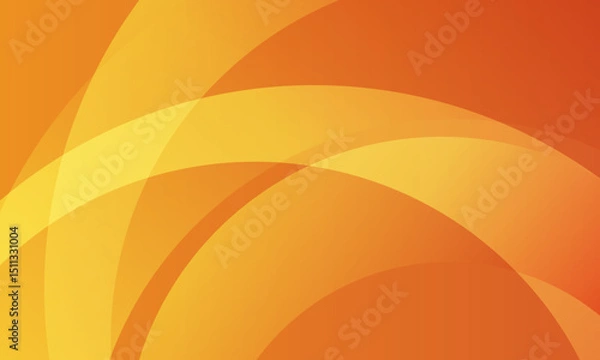 Obraz orange and yellow abstract wave background. soft gradient abstract design. radiant orange curves