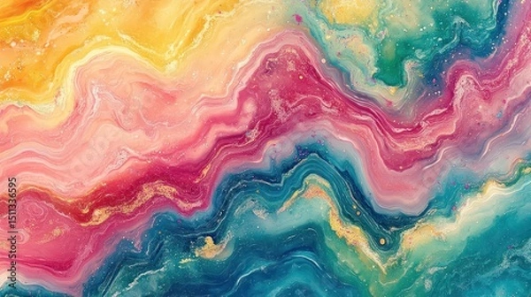 Fototapeta Abstract Fluid Art