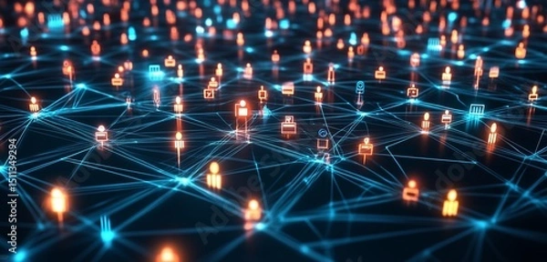 Obraz business technology and internet concept showing customer service and technical support integration for modern digital solutions.