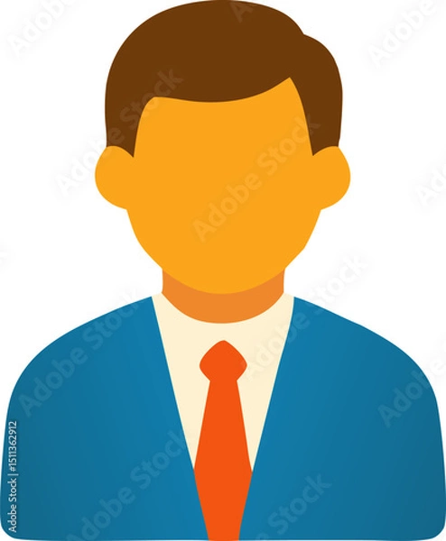 Obraz Businessman icon illustration