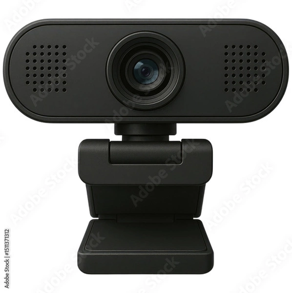 Obraz High Definition Webcam for Video Conferencing Streaming Professional Black USB Camera
