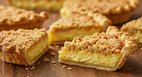 Fototapeta Custard Pie Slices