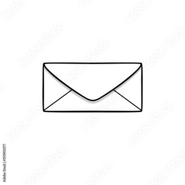 Fototapeta mail envelope icon with transparent background PNG and JPEG image	