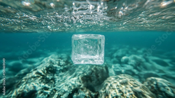 Obraz ice on the water