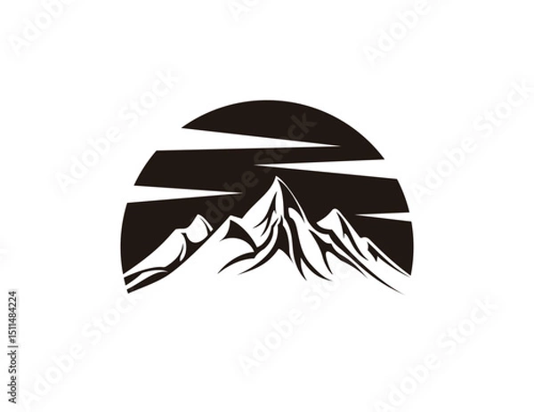 Obraz Mountain Shapes For Logos