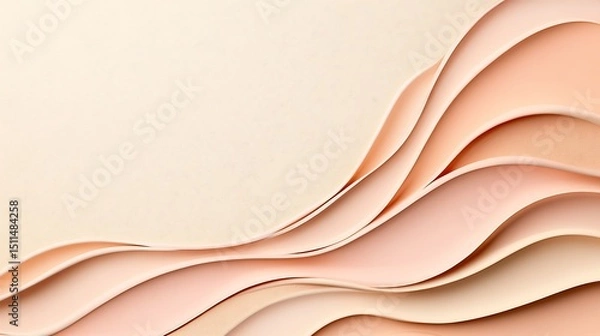 Fototapeta Abstract layered paper design (7)