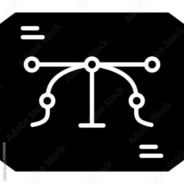 Fototapeta Anchor Tool Icon