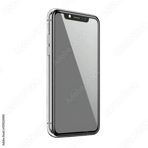 Fototapeta Sleek smartphone mockup showcasing modern design and technological advancement for applications