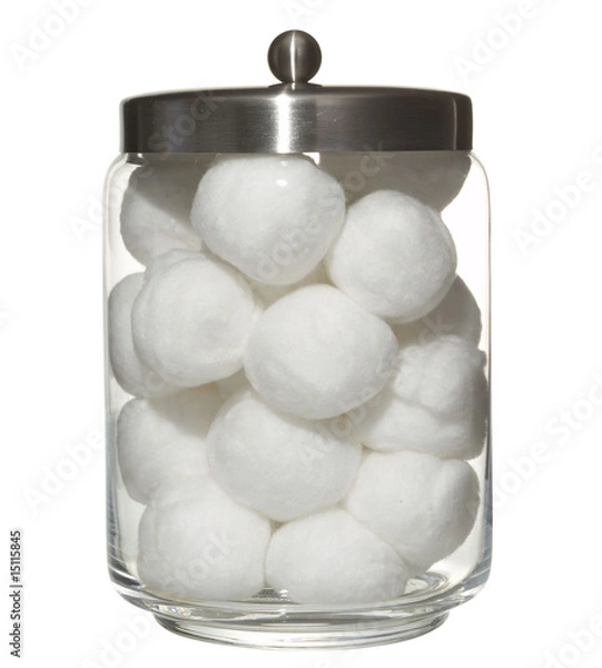 Obraz cotton balls in a pot