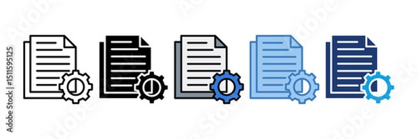 Fototapeta File Management Icon Element For Design