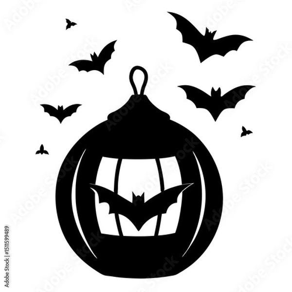 Obraz halloween pumpkin vector