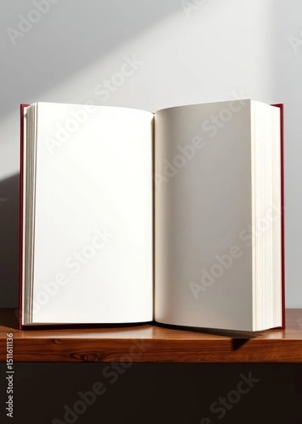 Obraz Hard cover large book. book mockup. 