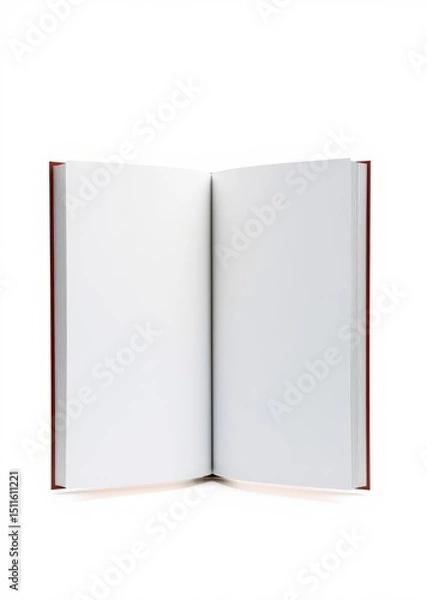 Obraz Open book mockup isolated transparent. book mockup. 