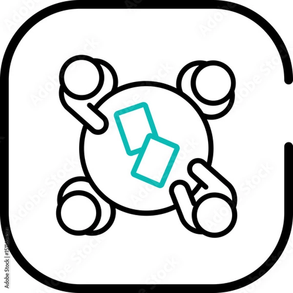 Obraz Group Discussion Icon