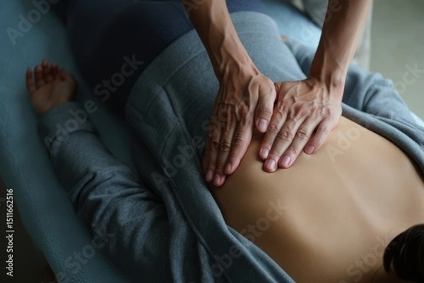 Obraz Exploring back massage therapy benefits for pain relief and relaxation techniques