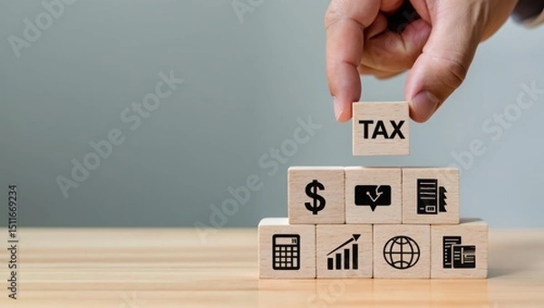 Obraz Understanding tax implications for business financial planning and compliance strategy