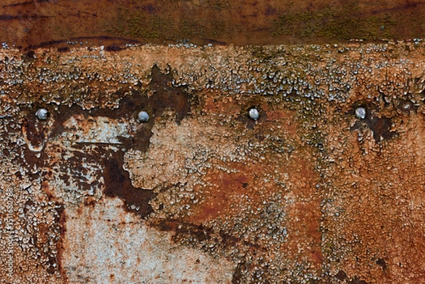 Obraz Rust, Grungy rusty metal texture, Rusted metal background