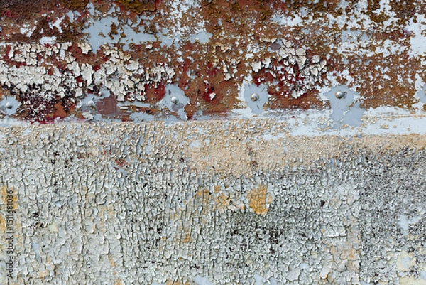 Obraz Rust, Grungy rusty metal texture, Rusted metal background
