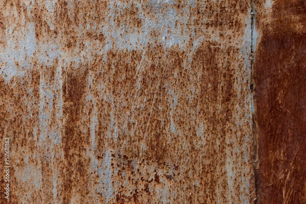 Obraz Rust, Grungy rusty metal texture, Rusted metal background