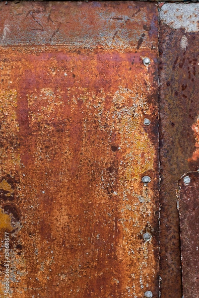 Obraz Rust, Grungy rusty metal texture, Rusted metal background