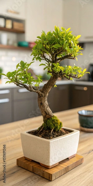 Fototapeta bonsai tree on a table