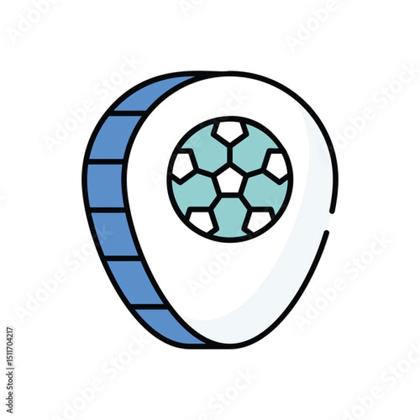 Obraz Location vector icon stock illustration